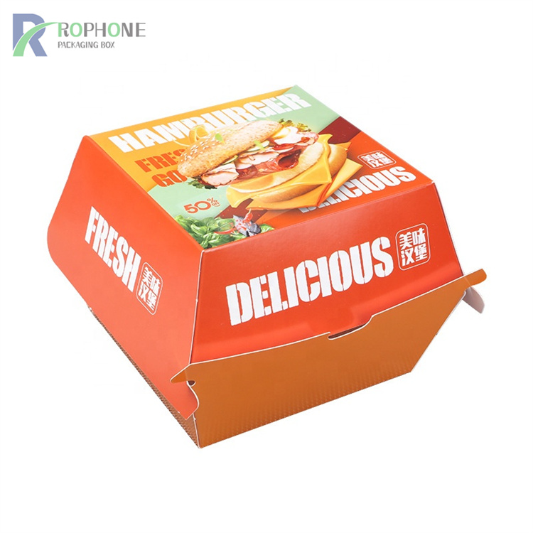 버거 포장 상자